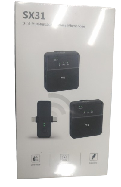 SX31  3-in-1 Multifunction wireless Microphone